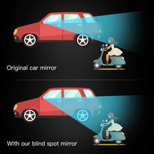 TSINGYUN 4 Pack of Blind Spot Mirror, HD Glass Frameless Convex Rearview Side Mirrors, 360°Rotation Adjustable Stick-on Design for SUV Car Truck Van Driving Safety