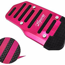 Vosarea Car Non Slip Gas Brake Treadle Clutch Pedal Cover Pad Manual Pedals 3pcs (Red)