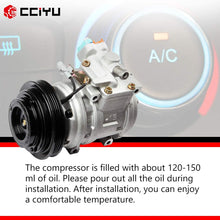 cciyu AC Compressor and A/C Clutch for Toyota Tacoma 1995-2004 CO 10246C Auto Repair Compressors Assembly
