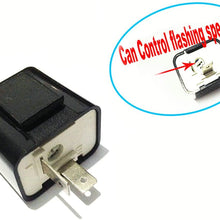 Yibid LED Integrated Tail Light for 2014-2018 Honda Grom MSX 125 Motorcycle, Brake Indicator Sequential Lights for MSX125/SF CBR650F CTX700 CTX700N, Smoke Len, with 1pcs Black 2-Pin Turn Flasher Relay