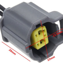 2 Wire Car Coolant Temperature Sensor Connector Engine For Toyota 158-0421