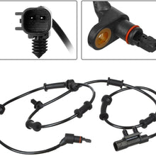 AUTEX 1pc ALS1918 68003281AA 68003281AC SU10069 5S8607 ABS Wheel Speed Sensor Front Left or Right Compatible with Jeep Wrangler 2007 2008 2009 2010 2011 2012 2013 2014 07 08 09 10 11 12-14 3.8L 3.6L