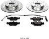 Power Stop K869 Front Brake Kit with Drilled/Slotted Brake Rotors and Z23 Evolution Ceramic Brake Pads