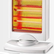 Zyyqt Fan Heater,Flat Fan Heater Electric Quartz Electrical Heater, Safety Tip Over Switch