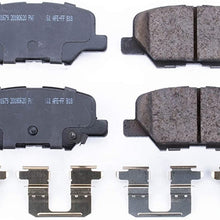 Power Stop 17-1679, Z17 Rear Ceramic Brake Pads with Hardware