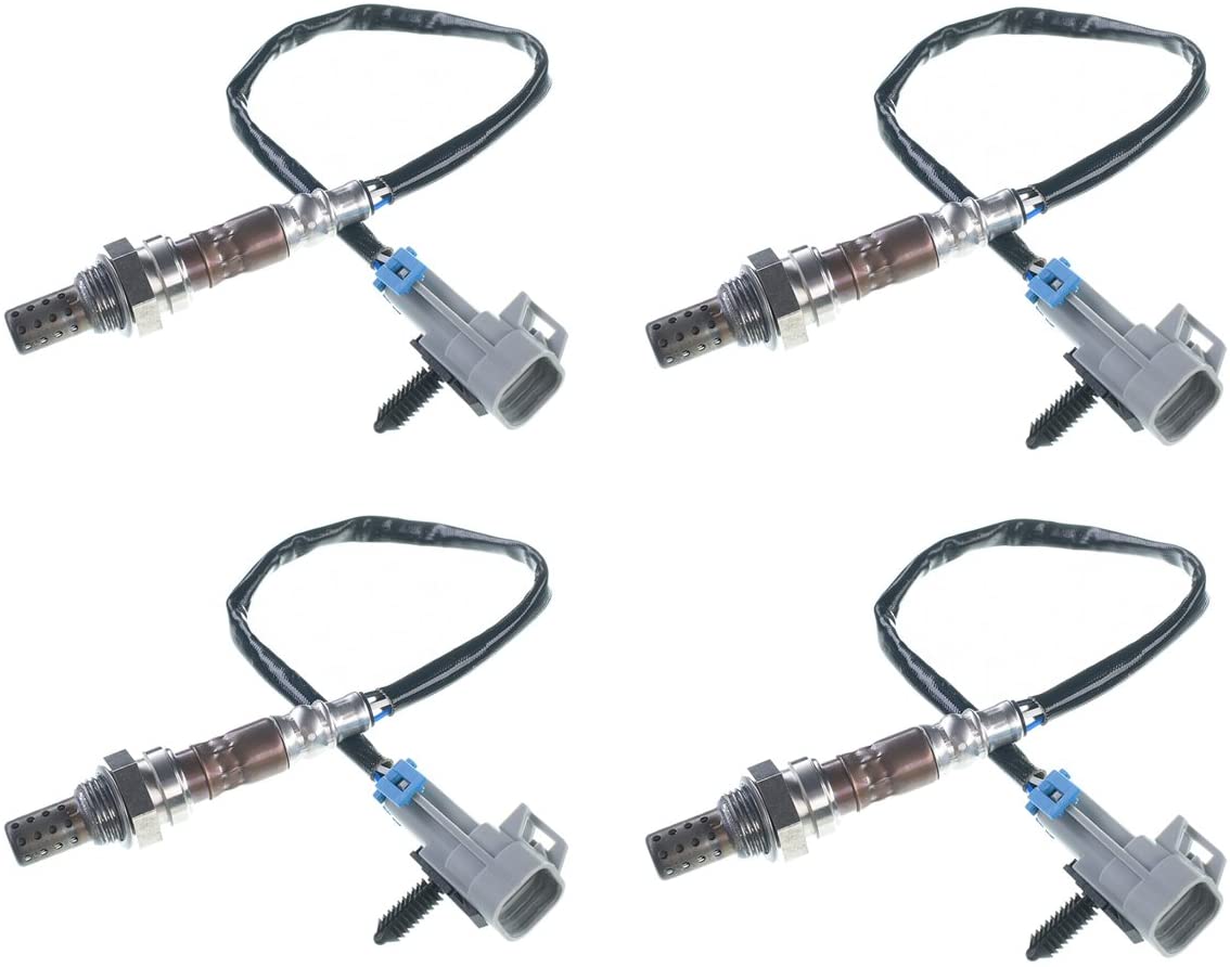 A-Premium O2 Oxygen Sensor Replacement for Chevrolet Blazer 02-05 S10 4.3L Silverado 1500 00-02 Tahoe GMC Sonoma Yukon Honda Passpandt Isuzu Rodeo 4-PC Set