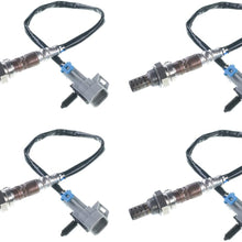 A-Premium O2 Oxygen Sensor Replacement for Chevrolet Blazer 02-05 S10 4.3L Silverado 1500 00-02 Tahoe GMC Sonoma Yukon Honda Passpandt Isuzu Rodeo 4-PC Set