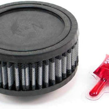 K&N Universal Clamp-On Filter: High Performance, Premium, Washable, Replacement Engine Filter: Flange Diameter: 1.75 In, Filter Height: 2 In, Flange Length: 0.625 In, Shape: Round, RU-0370