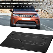 Qiilu Car Rear Row Air Conditioning Vent Outlet Frame Cover Trim for Land Rover Discovery 5 2017-2018