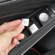 JessicaAlba Car Window Glass Lift Button Trim Cover Sticker Fit Mercedes Benz A/B/C(W204)/E(W212)/GLA/CLA/GLK/GL/ML/GLE-Class