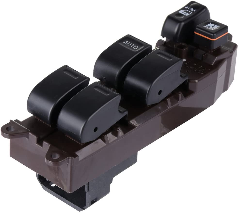 Power Window Switch Front Left Driver Side Master Control Switch Automotive Replacement Parts Replacement fit for 2002-2006 Toyota Camry 2005-2009 Toyota Sienna