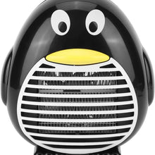 Mini Heater Fan, Household Electric Heater Portable Office Desktop Portable Heater Fan Mini Electric Fan Heater Warmer for Winter PTC Ceramic Heating (Black)