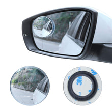 LivTee Blind Spot Mirror, 2" Round HD Glass Frameless Convex Rear View Mirror with wide angle Adjustable Stick for Cars SUV and Trucks, Pack of 2