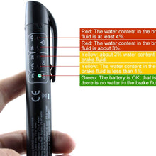nobranded 2 Pc Brake Fluid Tester Automotive Tools Diagnostic,Vehicle Code Reader Testing Tool Auto Brakes Calibrated,Hydraulic Fluid/Liquid/Oil Moisture Analyzer with 5 LED Indicators