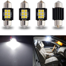 iBrightstar Newest 9-30V Extremely Bright DE3175 DE3021 Festoon Error Free 1.25" 31mm LED for Interior Map Dome Lights and License Plate Courtesy Lights, Xenon White