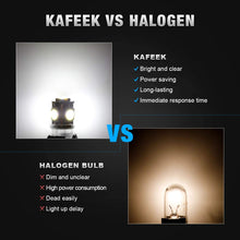 KAFEEK 20x T10 Wedge 194 168 2825 W5W LED Bulbs, Super Bright 5-5050 Chipset, CAN-Bus Error Free, Interior Lights, License Plate Dome Map Door Courtesy Park Lights,Xenon White