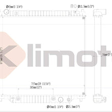 Klimoto Radiator | fits Ford Excursion F-250 F-350 F-450 F-550 7.3 V8 6.8 V10 2 Row | KLI2171