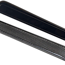 Amazicha Black Reflectors Compatible for Harley Street Glide Electra Glide Road Glide Road King Latch Covers Saddlebags Side Visibility 2014-2021
