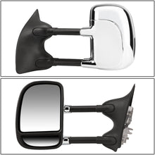 DNA Motoring TWM-004-T222-CH+DM-SY-022 Pair of Towing Side Mirrors + Blind Spot Mirrors