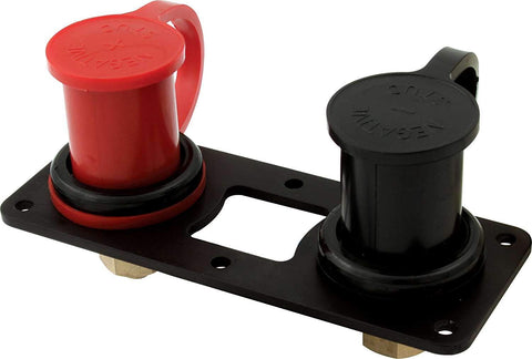 QuickCar Racing Products 57-718 Battery Charging Posts Pair w/Flat Mnt Brkt