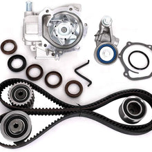 Engine Timing Belt Kit with Water Pump for Subaru Forester Impreza Legacy Outback 2.5L H4 EJ253 Engine Replace # TKF-006 TCK304 TCKWP304A