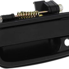 AUTEX 2pcs Exterior Front Left Right Door Handles Smooth Black Driver Passenger Side Compatible with Toyota Tacoma 1995 1996 1997 1998 1999 2000 2001 2002 2003 2004 Door Handles 79344 79345 TO1310128