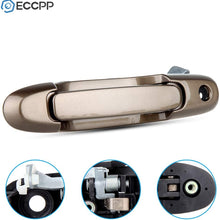 ECCPP Door Handle Exterior Outer Outside Front Driver Side Replacement for 1998 1999 2000 2001 2002 2003 Toyota Sienna(Beige)