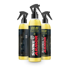 Shine Armor Car Wax Hydrophobic Spray - Spray Wax for Car with Carnauba Wax - Car Polish and Car Shine Spray - Spray Wax Car Sealant and Paint Protection - Fast Acting Car Wax Spray
