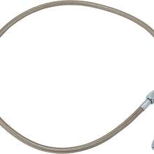 36 Inch Braided S.S. Brake Line - Straight AN3-2 Pack