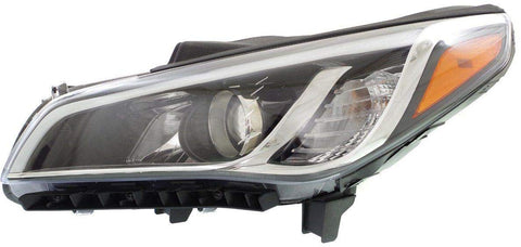 Headlight For 2015-2017 Hyundai Sonata Driver Side w/bulb