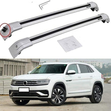 SAREMAS Silver roof Cargo Racks bar for Volkswagen VW Atlas Cross Sport 2019 2020 2021 Roof Rack Cross Bars Rail Luggage Carrier Lockable 3