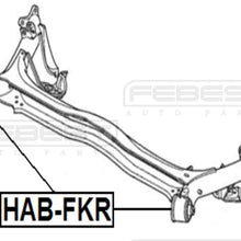 FEBEST HAB-FKR Rear Arm Bushing