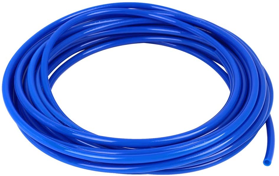 X AUTOHAUX 10 Meter 32.8ft 4mm Inner Dia Universal Polyurethane PU Vacuum Hose Tube Blue for Car