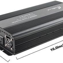 HAITRAL Power Inverter 3000W Modified Sine Wave Inverter 3000 Watt 12 Volt DC to 110 Volt AC Converter with Three Intelligent Temperature Control Fans