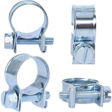 WFLNHB 20 Pcs 5/16" Fuel Injection Gas Line Style Hose Clamps 1/2" - 9/16" Dia Clip Pipe Kit for Automotive Agriculture Plant and Construction
