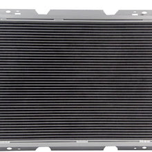 OzCoolingParts 3 Row All Aluminum Radiator + 2 x 12" Fan w/Shroud Kit for 1985-1997 86 87 88 89 90 91 92 93 94 95 96 Ford F-150 F-250 F-350 Bronco V8