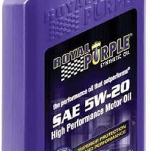 Royal Purple 06520-6PK API-Licensed SAE 5W-20 High Performance Synthetic Motor Oil - 1 qt. (Case of 6)
