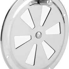 aqxreight - Stainless Steel Air Vents Louvered Grille Cover Air Outlet for Marine Ship Boat Yacht(4inch)