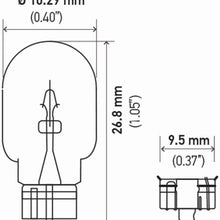 HELLA 2825SB Standard-5W Standard Miniature Bulb, Single