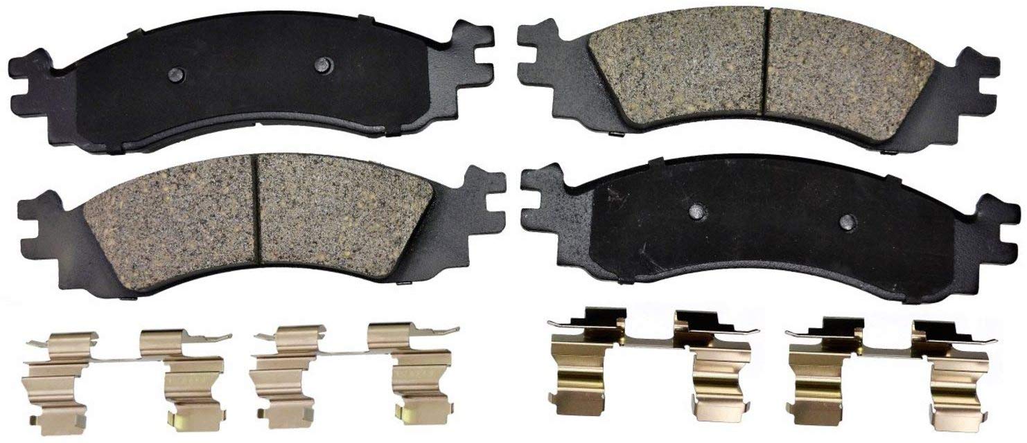PT Auto Warehouse PT1158 - Ceramic Disc Brake Pad Set - Front