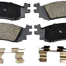 PT Auto Warehouse PT1158 - Ceramic Disc Brake Pad Set - Front