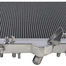 CoolingSky All Aluminum Engine Radiator for 2007-2017 Jeep Wrangler JK 3.6L 3.8L 6Cyl