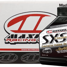 Maxima Racing Oils CS30-12901-12PK-12PK 0W-40 SXS Synthetic Side by Side Engine Oil, 12 L, (Pack of 12)