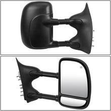 Left Driver Side Power Heated Glass Telescoping Folding Tow Towing Mirror Replacement for Ford Super Duty 99-07