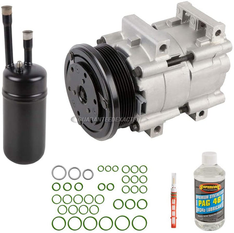 For Ford Escort 1998 1999 2000 2001 AC Compressor w/A/C Repair Kit - BuyAutoParts 60-81447RK NEW