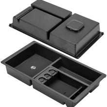 ROCCS Wireless Charger Center Console Insert Organizer Tray for GMC Sierra Yukon Chevy/Chevrolet Silverado Tahoe Suburban 2014-2018