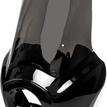 Krator Black & Smoke Tall Fairing Windshield Club Style Kit for 2000-2003 Harley-Davidson Dyna Super Glide T-Sport FXDXT - Modification Required