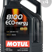Motul USA 8100 Eco-nergy 5W30 Motor Oil 5L Case Of 4 P/N 102898-4