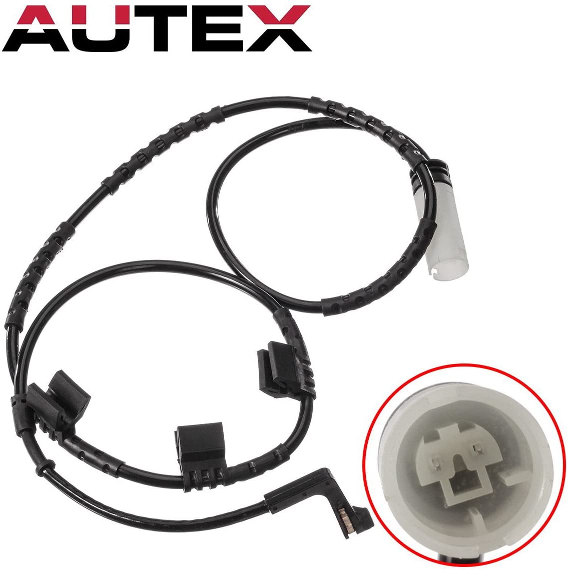 AUTEX 1pc Rear Brake Pad Wear Sensor 34356789330 5S11570 compatible with Mini Cooper 2007 2008 2009 2010 2011 2012 2013 2014/Mini Cooper 07 08 09 10 11 12 13 14