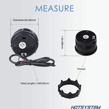 HOTSYSTEM Electronic Universal OIL Pressure Press Gauge Meter Blue Digital LED 2inches 52mm 0-120 PSI for Car Vehicle Automotive